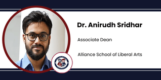 Alliance School of Liberal Arts, Associate Dean: Dr. Anirudh Sridhar Interview